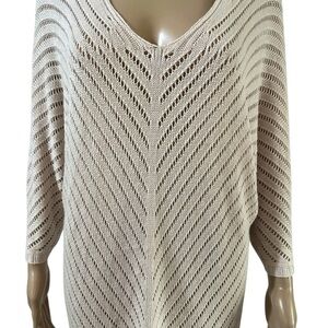 Elegant Cream Knit Sweater